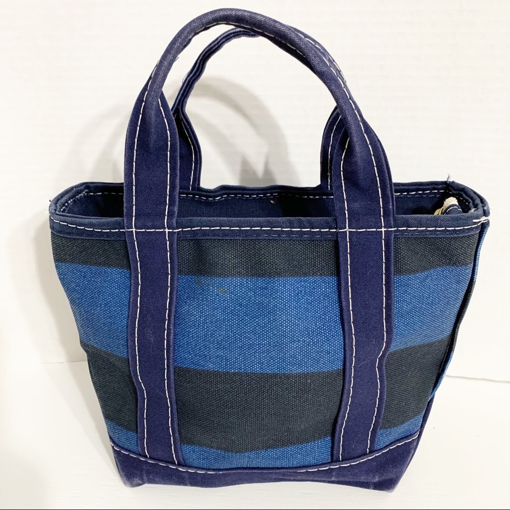 L. L. Bean Boat and Tote Cotton Canvas Mini Tote